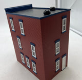 MTH Railking 30-90376 Light Tuscan Brick 3-Story Town House 3 O SCALE Like New