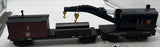 MTH 30-79323, 30-79152 Pennsylvania PRR Crane Car and Crane Tender Car (Set of 2) O Scale Like New
