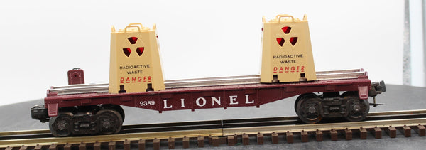 Lionel O27 Gauge #6-9389 Radioactive Waste Car O SCALE Used Damaged Box