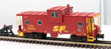 Atlas 6621 SANTA FE Merger Extended Vision & Standard Cupola Cabooses O Scale Like New