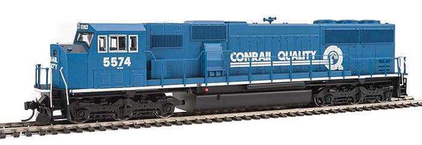 Walthers 910-19705 CONRAIL SD60M Mainline blue, white; Conrail Quality Logo #5574 w Sound, DCC HO Scale Like New