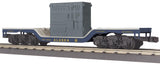 MTH Railking 30-76204 Alaska RailKing Dep. Center Flat Car w/Transformer Load O SCALE Like New