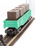 K-Line K-6516 TCA Toy Train Museum Gondola w/Crates O SCALE Like New
