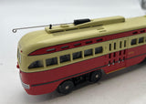 MTH Railking 30-2505-1 Pittsburgh PCC Electric Street Car With Protosound O SCALE Used Damaged Box