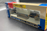 Walthers  Gold Line 932-7881 QTTX Depressed Center Flat Car #130972 HO Scale Like New