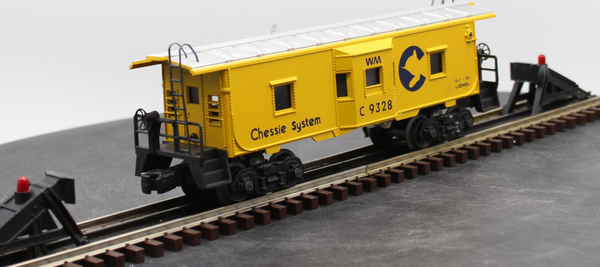 Lionel Chessie System 6-9328 C&O Bay Window Caboose O Scale Like New