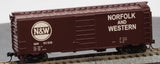 Walthers 910-2358 NORFOLK & WESTERN PS-1 Boxcar Mainline Boxcar Red #53538 HO Scale Like New