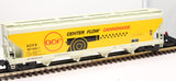 K-Line K6244-8011 ACF Industries Aluminum 4-Bay Covered Hopper O SCALE Like New