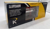 K-Line k6341-5601  ANHEUSER BUSCH BUDWEISER beer ALUMINUM TANK CAR O SCALE   Like New