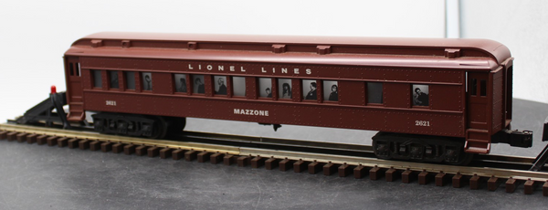 Lionel 6-19075 2621 Lionel Lines Mazzone Passenger Car O SCALE Used Excellent