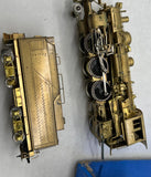 Balboa 1812  Balboa Models Santa Fe "Prairie" 2-6-2 Class 1812 Brass Locomotive & Tender HO SCALE Used Damaged Box