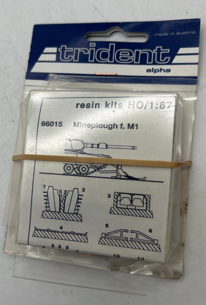 Trident Miniatures 96015 M1 Mineplough 1/87 kit HO SCALE NEW