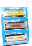 Life-Like 08522  Chug-A-Lug 6 Car  Reefer Box Cars Brewery Freight  Set  HO Scale NEW