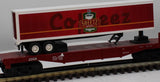 MTH Railking 30-76297 Sheetz RailKing Flat Car w/40' Trailer O SCALE Used Excellent