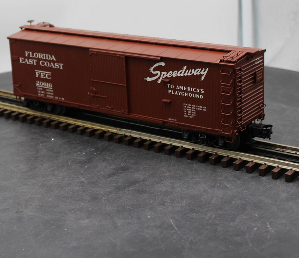 Atlas 8308-4 Florida East Coast 40' USRA Double Sheathed box Car O Scale Like New Damaged Box