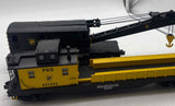 MTH 20-98298, 20-98302 Pennsylvania PRR Crane Car and Crane Tender (Set of 2) O Scale Used Excellent