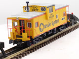 Atlas 6607-2 Chessie Sys. Caboose, Extened Vision O SCALE Like New