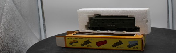 Cox 6111-6 US Army military F3 locomotive 4825 HO SCALE Like New