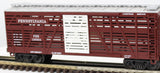 MTH Premier 20-94503 Pennsylvania Steel Sided Stock Car O SCALE Like New