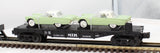 MTH 30-7613 MTH w/T-Birds Auto Transport Flat Car RailKing O Scale Like New