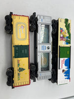 Assorted 3XMAS01 Set of 3 Christmas Cars Lionel MTH Various Years O SCALE Used Excellent No Box