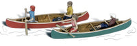 Woodland Scenics WDS A1918 WDS1918 Canoers - HO Scale NEW