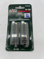 Kato 20-030 Unitrack  Straight Track 2 1/2" 64mm 2 pcs N SCALE NEW