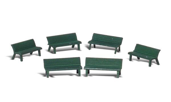 Woodland Scenics WDS A2181 WDS2181 Park Benches - N scale NEW