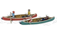 Woodland Scenics WDS A2200 WDS2200 Canoers - N Scale NEW