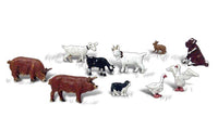 Woodland Scenics WDS A2202 WDS2202 Barnyard Animals - N Scale NEW