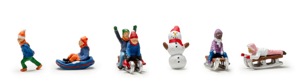 Woodland Scenics WDS A2221 WDS2221  Children Sledding N SCALE NEW