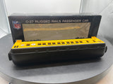 MTH Rugged Rails 33-6239 Pittsburgh Steelers O-27 Madison Coach Car - Pittsburgh Steelers Coach No. O SCALE. Like New