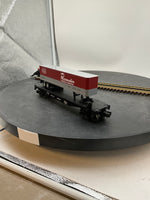 MTH Railking 30-7608 New York Central Car no. 499706 Semi Scale Flat car w/Pacemaker Trailer . O SCALE NEW