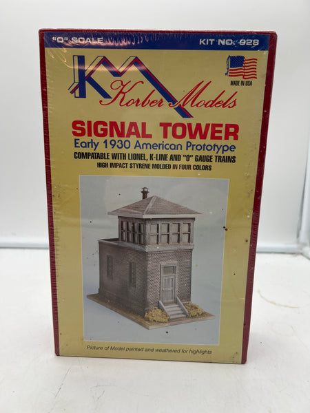 Korber KM928 Early 1930 American prototype Signal Tower Building Kit O SCALE NEW