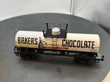 MTH Railking 30-7324 Baker's Chocolate Tank Car O Scale Like New