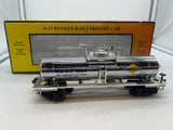 MTH Rugged Rails 33-7307 Sunoco Tank Car - Chrome O SCALE Used Excellent