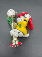 Carlton Cards CXOR-065T Fire Department Dalmatian To the Rescue Ornament Like New