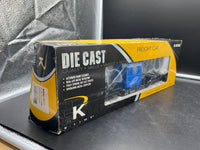 K-Line k692-1531 Westinghouse Diecast Depressed Center Flat Car w/transformer O SCALE Like New Damaged Box