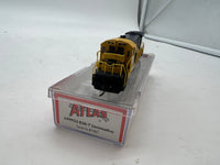 Atlas 49933 SANTA FE B36-7 Locomotive  Blue/Yellow #7487 DC N Scale Used Excellent