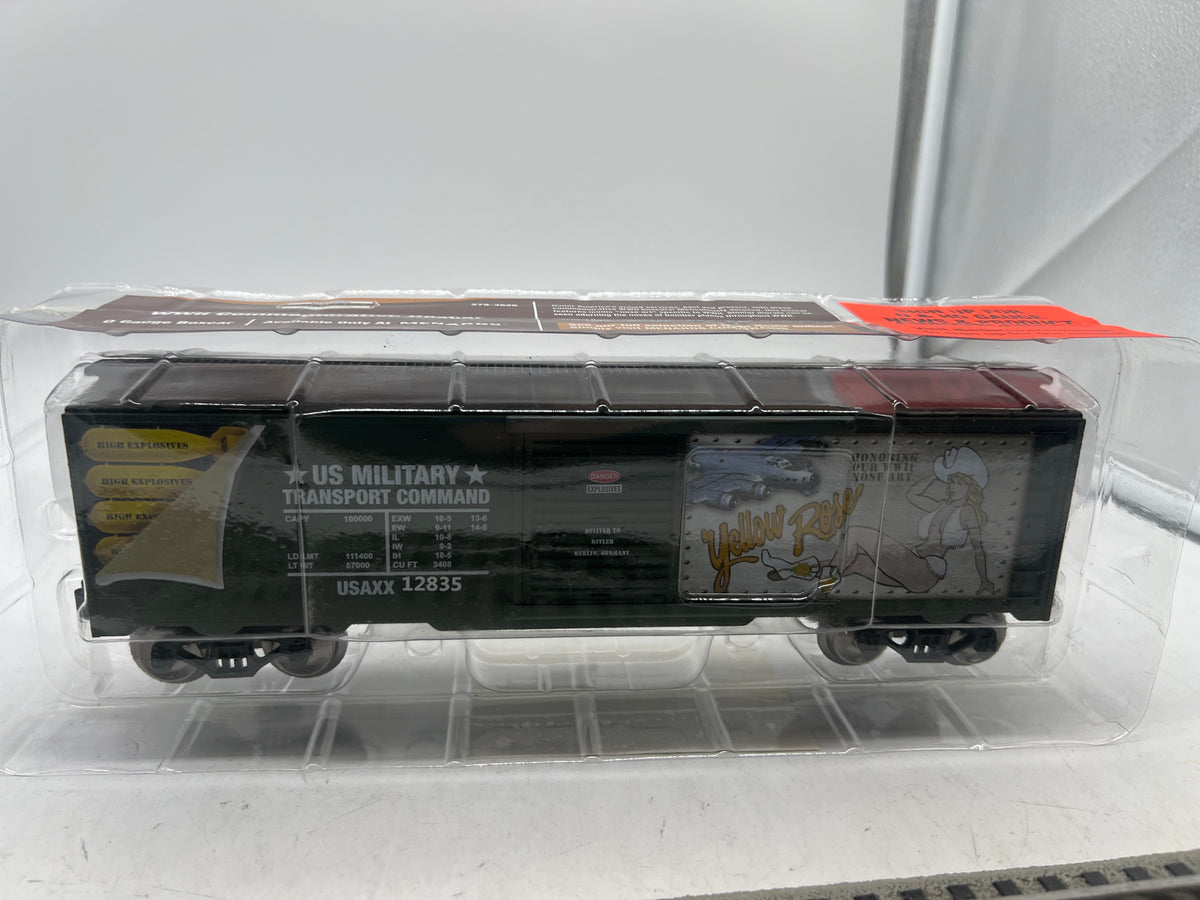 Menards 279-3626 US Military Commemorative Military Boxcar Yellow Rose