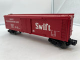 Lionel 6-19555 SWIFT 40' WOOD-SIDED STD O REEFER - RED #5839 O SCALE Like New