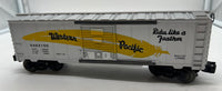 Lionel 6-19259 Western Pacific 6464 series box car silver w yellow feather O SCALE NEW