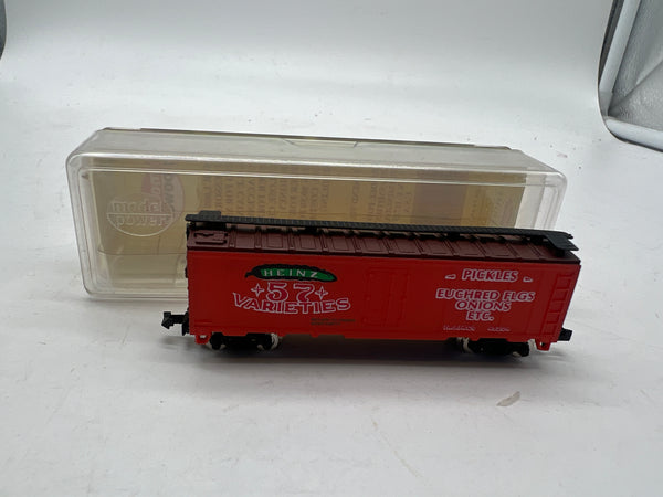 Model Power Pittsburgh Heinz 57 varieties billboard style reefer car # 3721 N SCALE Like New