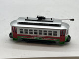 MTH Railking 30-5146 Christmas Bump-n-Go Trolley - #25 O SCALE Used Excellent No Box