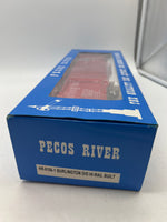 Pecos River HR-0106-1 Burlington CB&Q red D/D HI-Rail Built Boxcar 9525 O SCALE NEW