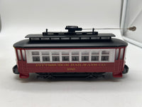 MTH Railking 30-2585 Pittsburgh Bump-n-Go Trolley - Pittsburgh No. O SCALE Like New