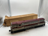 Lionel POSTWAR 2321 LACKAWANNA TRAINMASTER DIESEL LOCOMOTIVE MAROON ROOF O SCALE Used Damaged Box