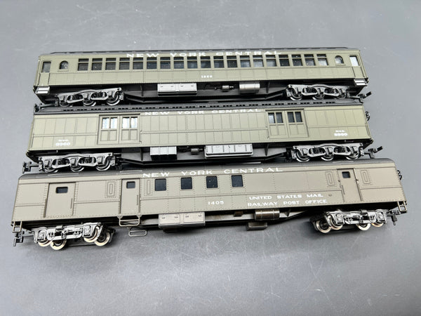 HO Scale Bargain Car Pack 65: Set of 3 Rivarossi NYC passenger cars HO SCALE USED