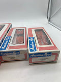 American Flyer Lionel Illinois Central Gulf IC 6-48001, 6-48701, 4-9712 GP-20 Diesel Locomotive, Caboose, & Boxcar S SCALE Like New