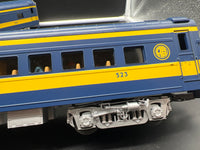 MTH Premier 20-65095 Alaska 5-Car 70' Streamlined Passenger Set (Smooth Sided) O SCALE Like New